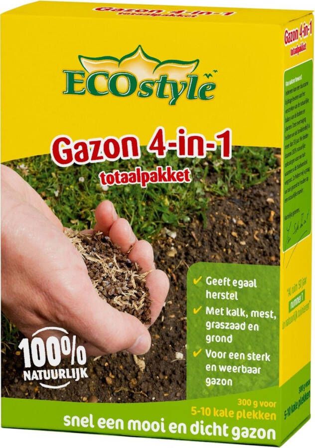 ECOstyle Gazonherstel 300 gram | tegen kale plekken in het gazon