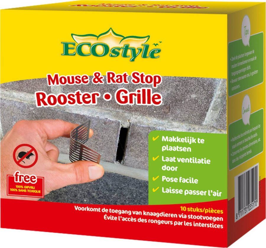 ECOstyle Mouse & Rat Stop Rooster Muizen en Ratten Weren