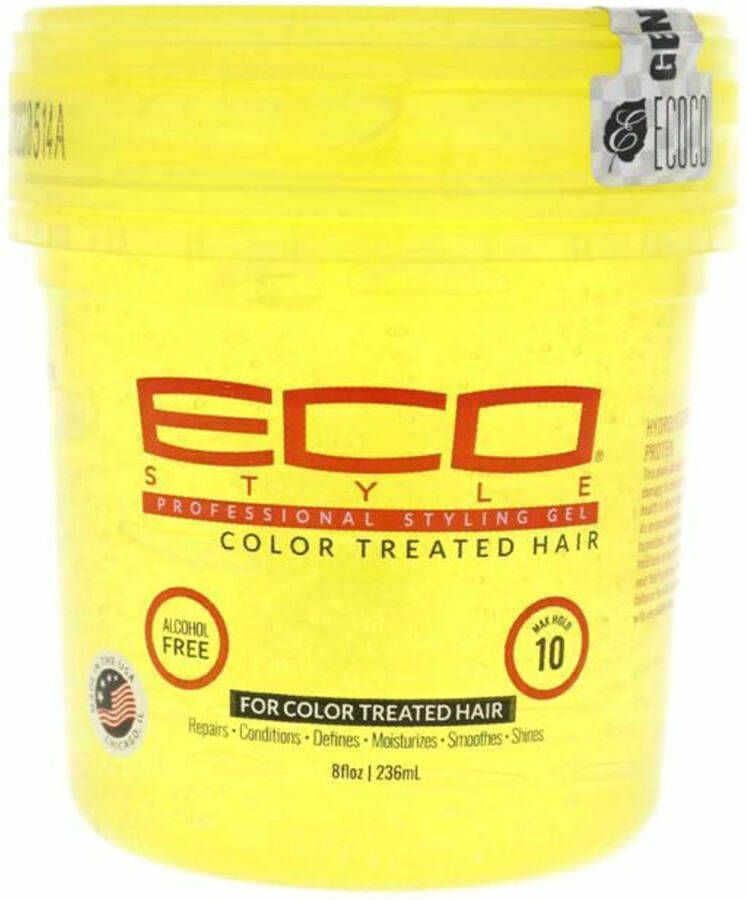 ECOstyle r Styling Gel Color Treated Yellow 8 oz