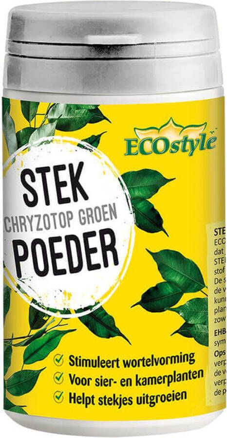 ECOstyle Stekpoeder Stimuleert Wortelvorming Voor Sier & Kamerplanten Helpt Stekjes Uitgroeien tot een Volwaardige Plant 25 GR
