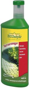 ECOstyle Terrasreiniger Concentraat Groene Aanslag Verwijderaar voor Steen Glas en Houten Oppervlakken Gemaakt van plantaardige vetzuren Algen & andere Groene Aanslag 1 L