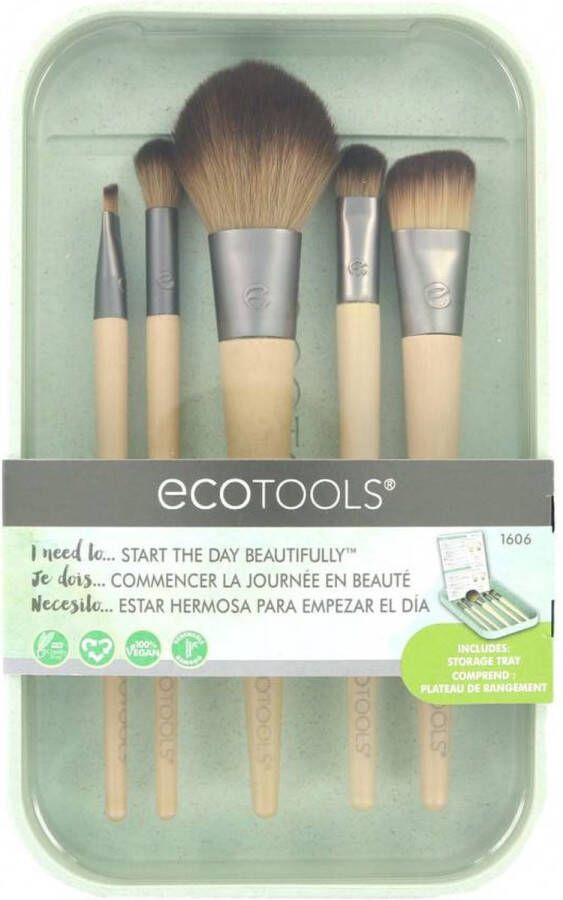 EcoTools Start The Day Beautifully Kit Make-up kwastenset
