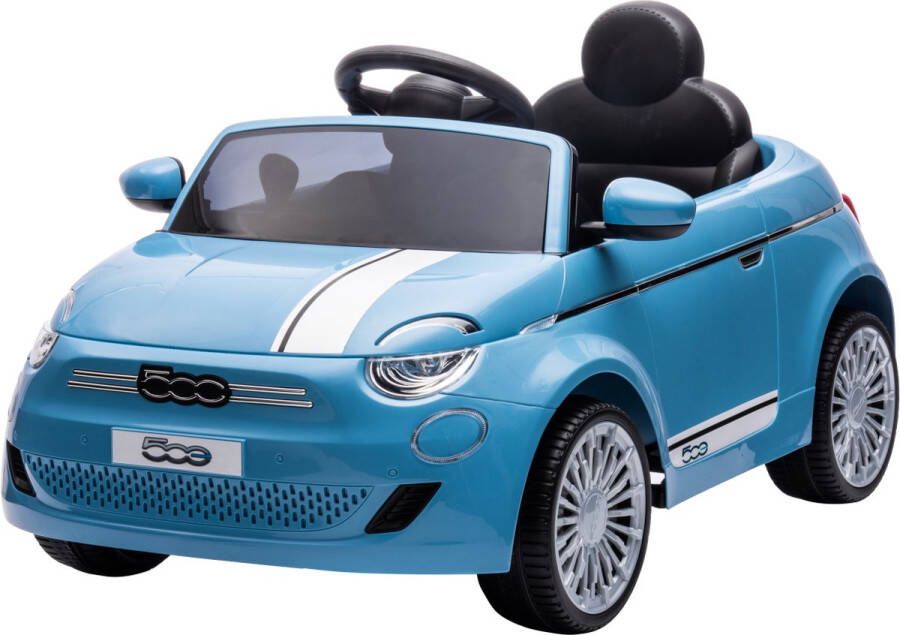 ECOTOYS Eco Toys Blauw Elektrische Fiat 500 Kinderauto 705