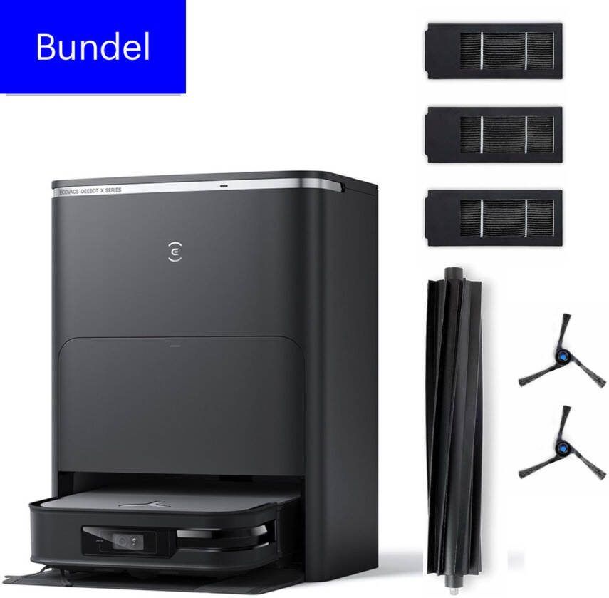 Ecovacs Deebot X2 OMNI Accessoire Kit Bundel Robotstofzuiger Automatisch leegstation Actief dweilsysteem