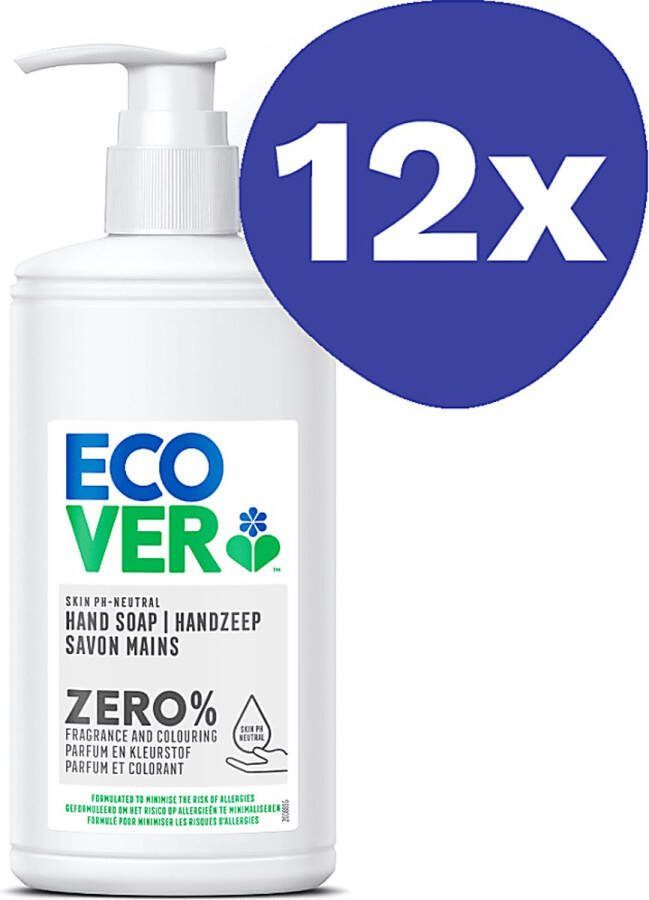 Ecover ZERO Handzeep (12x 250ml)