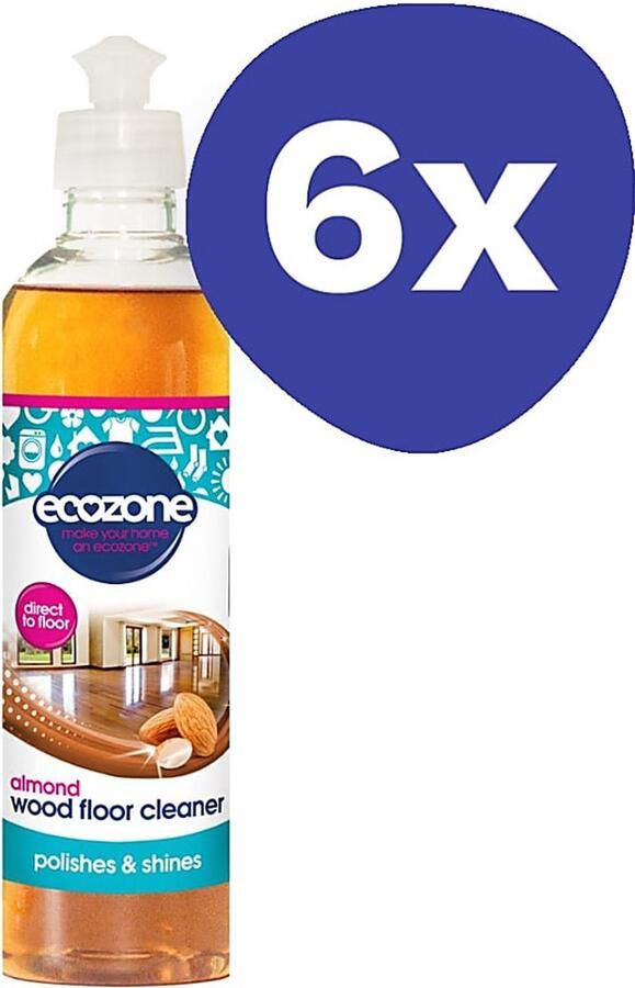 Ecozone Houtenvloer Reiniger (6x 500ml)