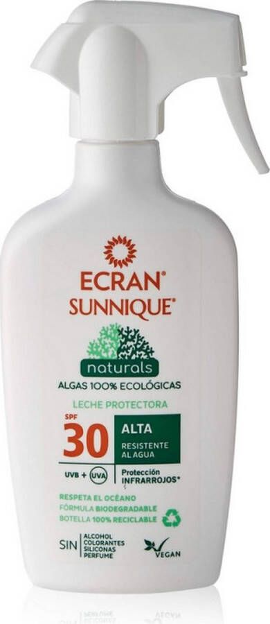 Ecran Body Zonnebrandspray Sunnique Naturals Zonnemelk SPF 30 (300 ml)