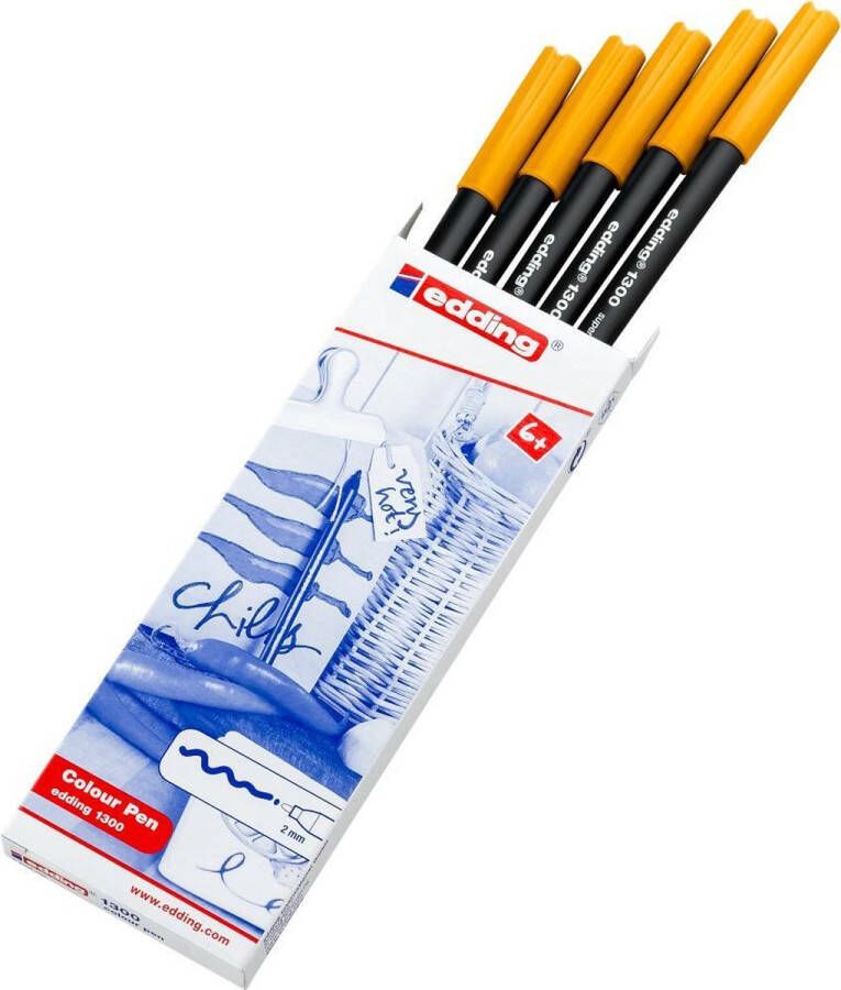 Edding Color pennen 1300-43 geel-briljant