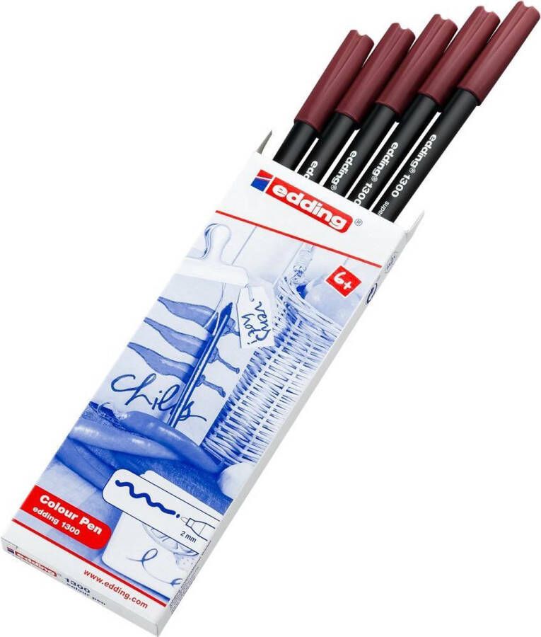 Edding Color pennen 1300-28 engels rood