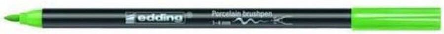 Edding -4200 porselein brushpen lichtgroen 1ST 1-4 mm 4-4200011