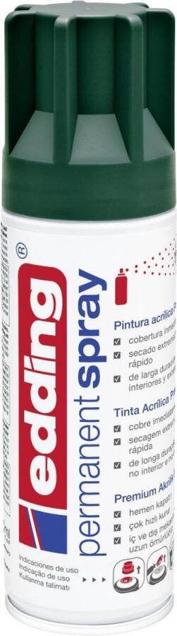 Edding 5200 Permanent Spray Premium Acrylverf Mosgroen Mat Ral 6005