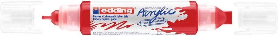 Edding 5400 3D double liner Acrylmarker Verkeersrood (902)