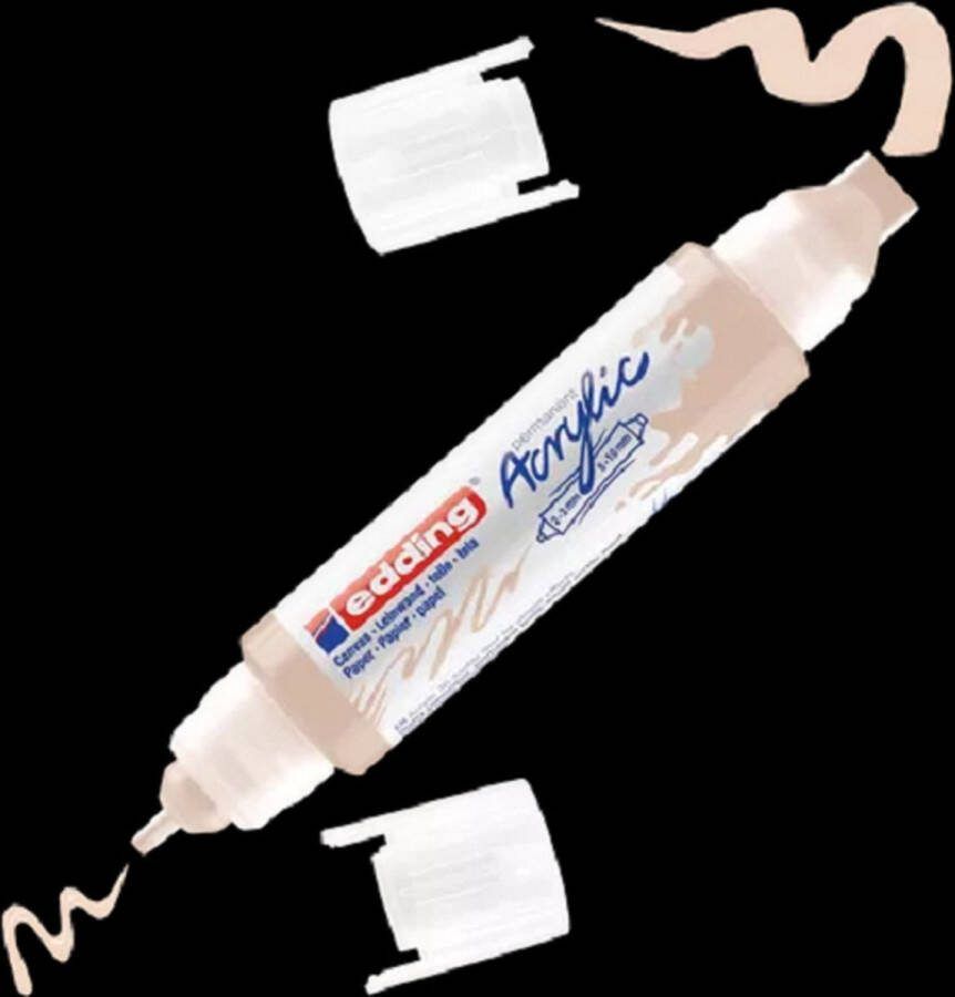 Edding 5400 acryl 3D double liner 255 warm beige