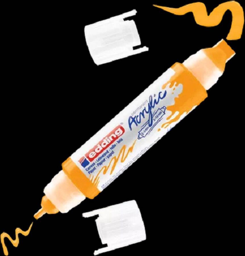 Edding 5400 acryl 3D double liner 906 zonnegeel