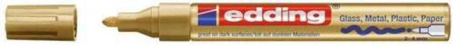 Edding -750 glanslakmarker goud 10ST 2-4 mm 4-750-9-053