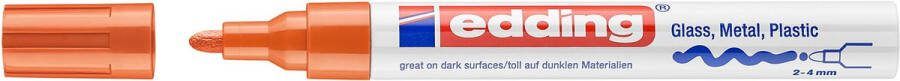 Edding -750 glanslakmarker oranje 1ST 2-4 mm 4-750-9-006