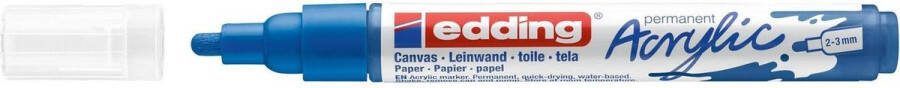 Edding Acrylic marker Medium punt gentiaanblauw