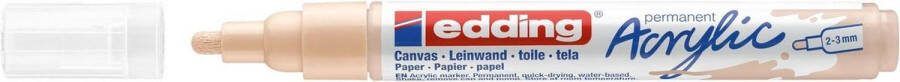 Edding Acrylic marker Medium punt warm beige