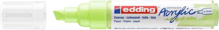Edding Acrylmarker e-5000 breed pastel groen 1 stuk
