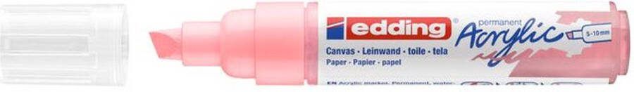 Edding Acrylmarker e-5000 breed stijlvol mauve 1 stuk 5 stuks