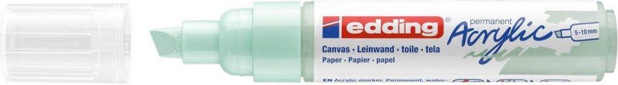 Edding Acrylmarker e-5000 breed zacht mint 1 stuk
