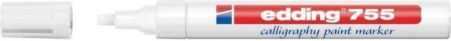 Edding Calligraphy Paint Marker e-755 wit