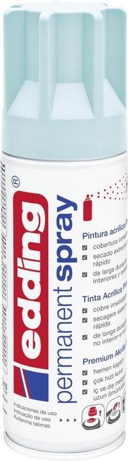 Edding 5200 Permanent Spray Premium Acrylverf Pastelblauw Mat