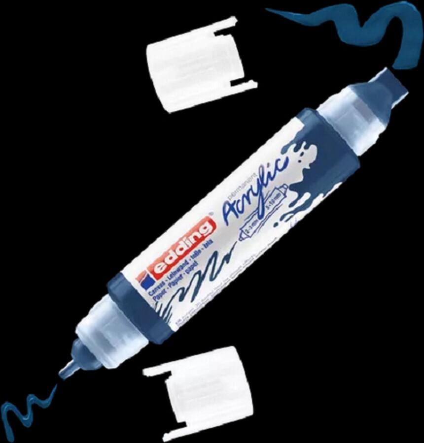 Edding 5400 acryl 3D double liner 933 elegant nachtblauw