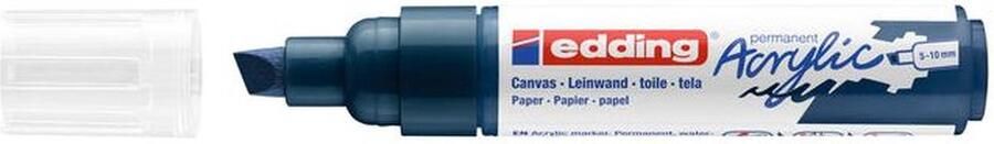 Edding Acrylmarker e-5000 breed elegant nachtblauw 1 stuk 5 stuks