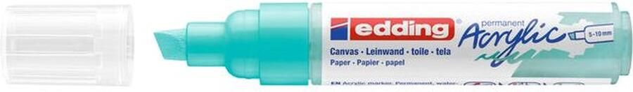 Edding Acrylmarker e-5000 breed opulent turquois 1 stuk 5 stuks