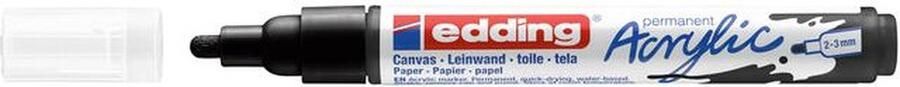 Edding Acrylmarker e-5100 m zwart 1 stuk 10 stuks