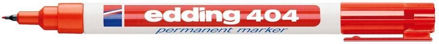 Edding Viltstift 404 rond 0.75mm rood 10 stuks