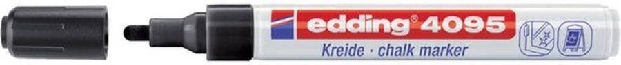 Edding Krijtstift 4095 rond zwart 2-3mm Omdoos a 10 stuk 10 stuks