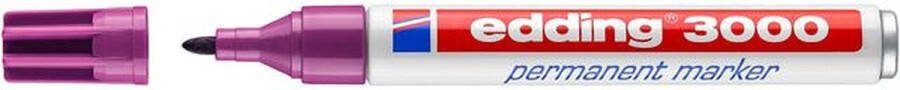 Edding Viltstift 3000 rond 1.5-3mm rood violet 1 stuk 10 stuks