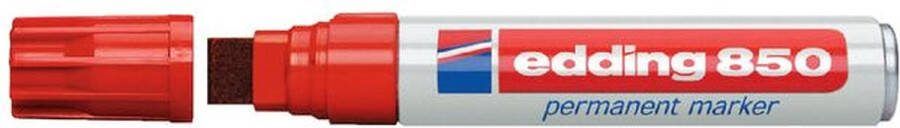 Edding Viltstift 850 blok 5-18mm rood 1 stuk 5 stuks