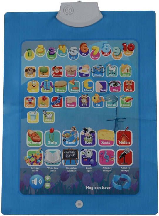 Eddy Toys Oefenmat Nederlandse woordjes 58x42cm met muziek en geluid