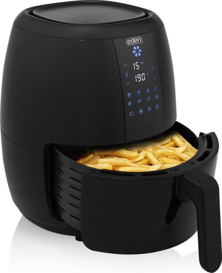 Eden Appliances Eden ED-7005 Heteluchtfriteuse– Inhoud: 3.5 liter – Digitale bediening