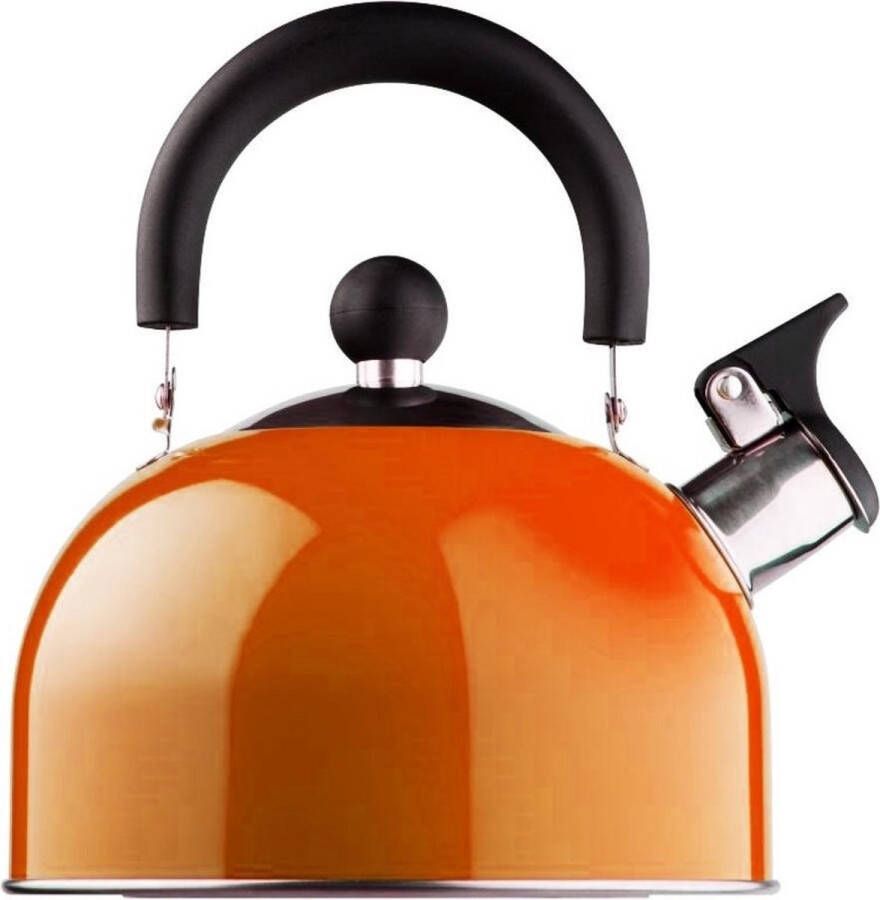 EDENBERG Edënbërg Classic Line RVS Fluitketel 1.5 liter Oranje