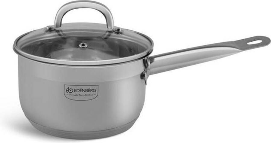 EDENBERG Edënbërg Classic Line RVS Steelpan- 1.9 liter Ø 16 cm