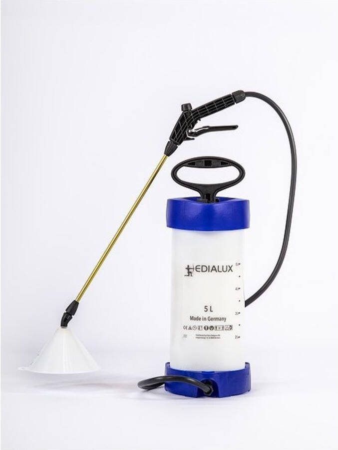 Edialux Druksproeier 5 liter Onyx Drukspuit onkruidbestrijding ongediertebestrijding