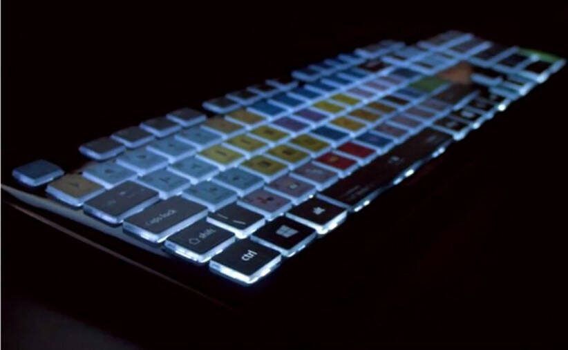 EditorsKeys Editors Keys Backlit Keyboard Live WIN UK Apple muizen en toetsenborden