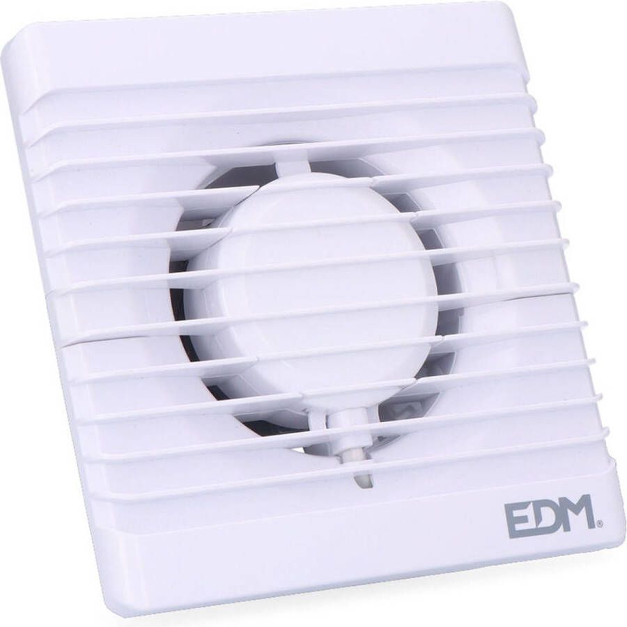 EDM Afzuigkap voor badkamer 12W Ø8cm 25dB Wit
