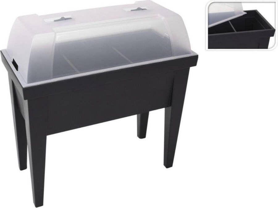EDM Kas Tafel Zwart Polypropyleen (80 x 40 x 65 cm)