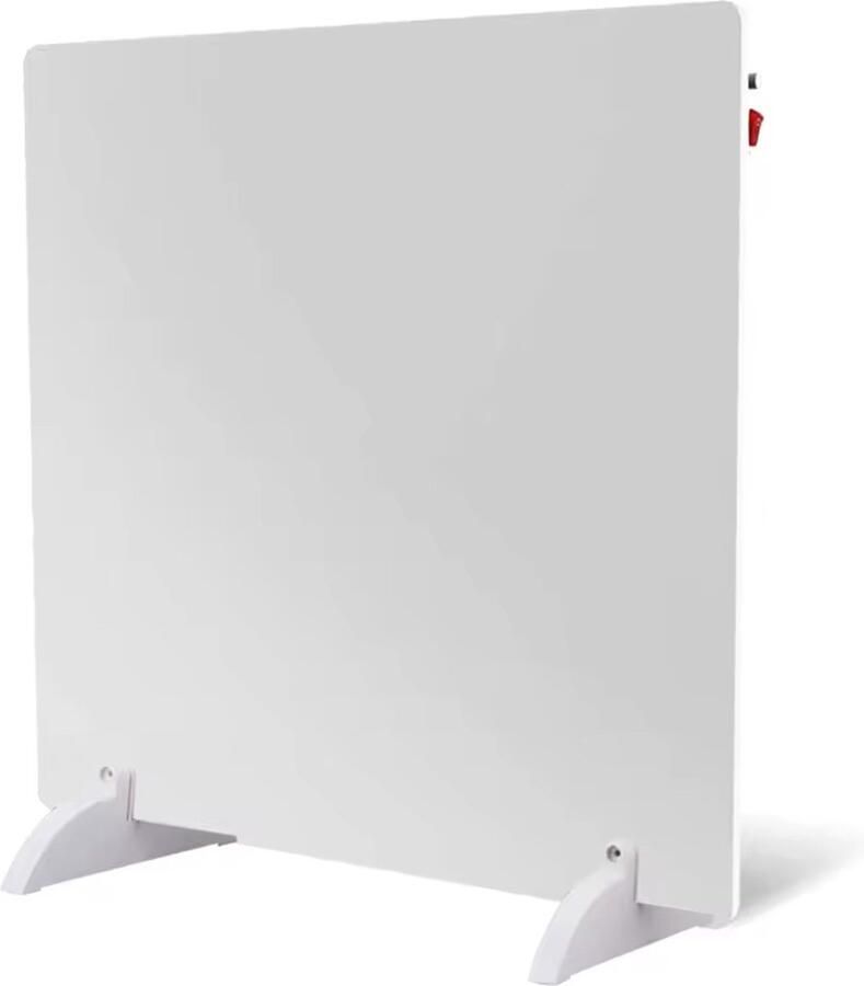 Edmondo Infrarood verwarming verwarmingspaneel staand en verplaatsbaar of muurmontage electrische kachel vrijstaand Convectorkachel Portable heater 60 x 60 cm 425 Watt