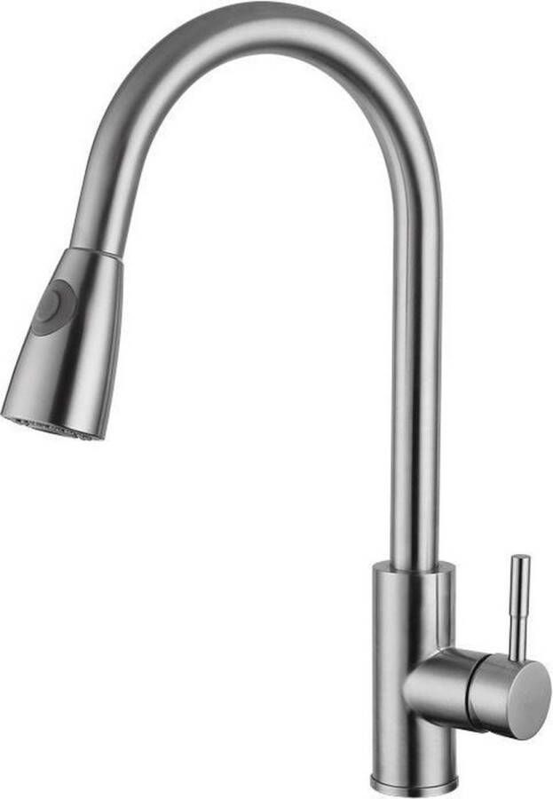 Edmondo Excellent Wellness Keukenkraan model 8661 kleur RVS