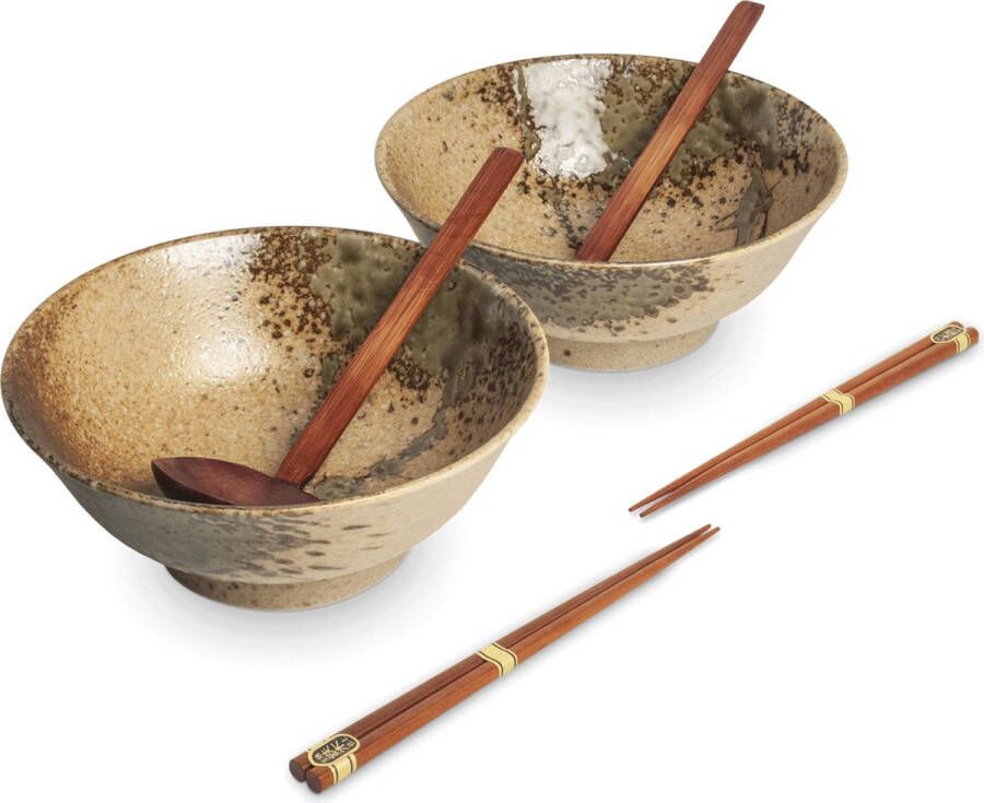 Edo Japan Purobu Ramenbowlset 6pcs 2 pers