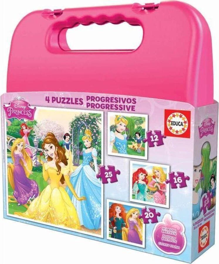 Educa 16508 puzzel 73 stuk(s) Disney Kinderpuzzel Prinsessen Disney puzzel