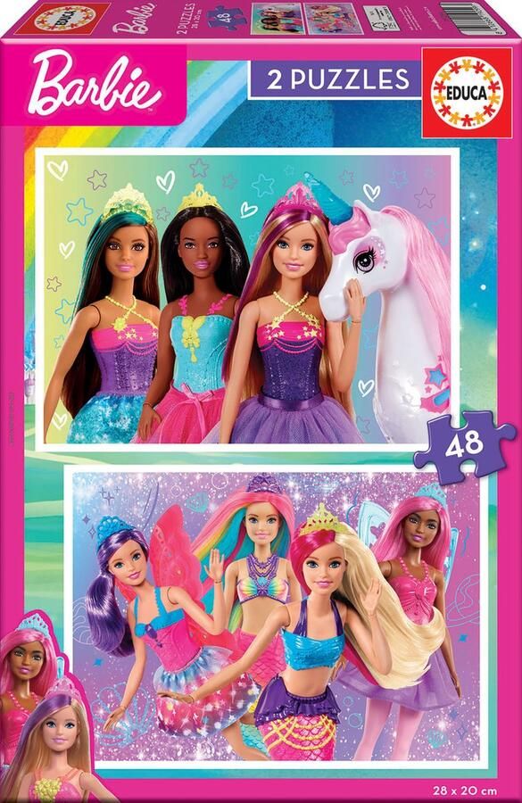 Educa Barbie Puzzel (2 x 48 puzzelstukken)