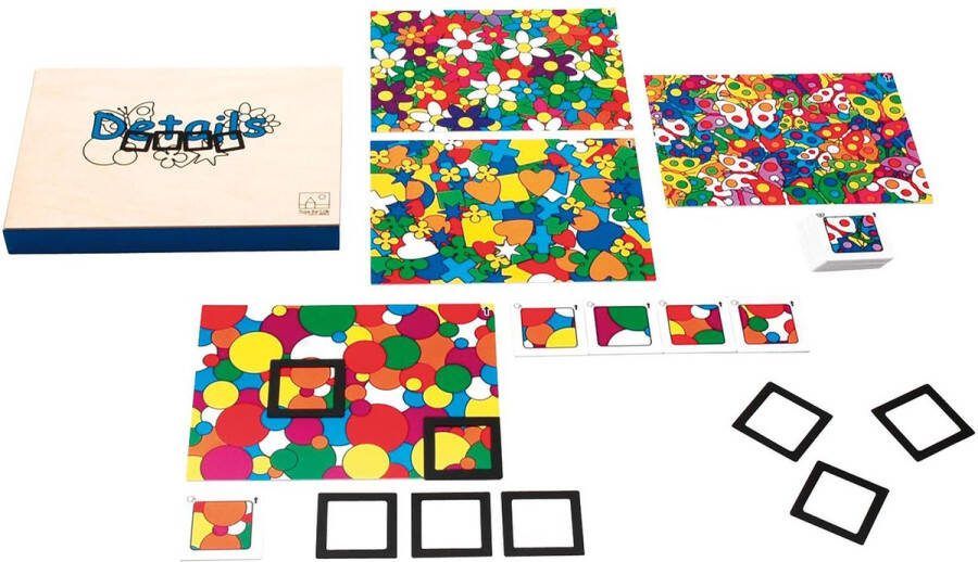 Educo Details Houten speelgoed Houten puzzel Educatief speelgoed Kinderspeelgoed Incl. opbergkist