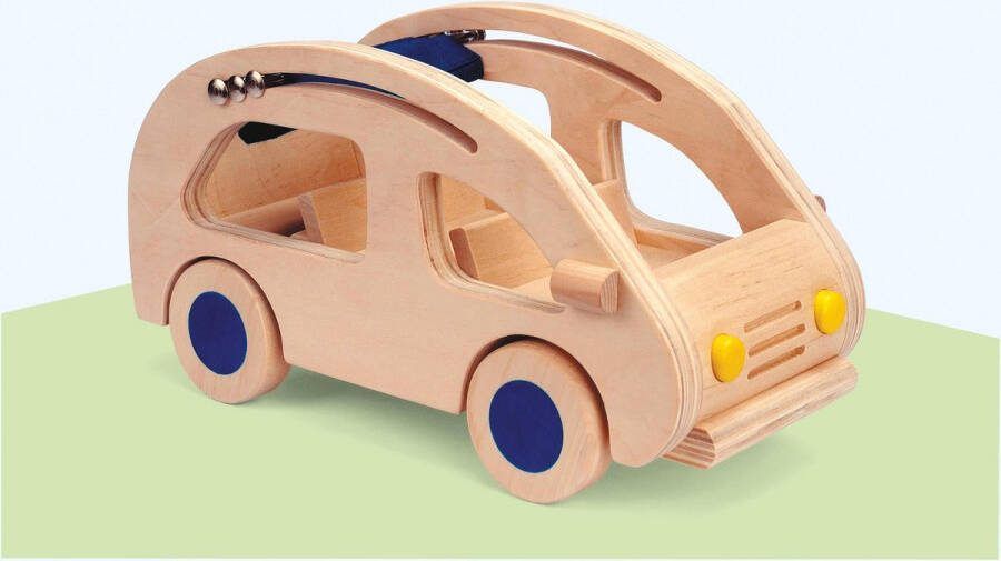 Educo Houten Auto Aanvulling op het poppenhuis Houten speelgoed Houten puzzel Educatief speelgoed Kinderspeelgoed